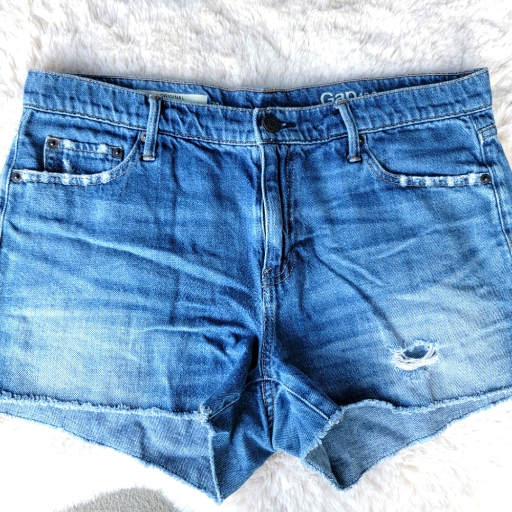 Gap Original Best Girlfriend Denim Shorts 30r